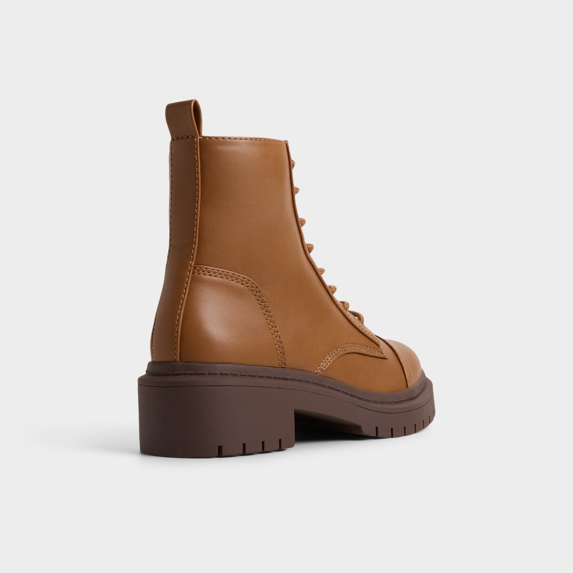 Aldo Goer bottines combat marron