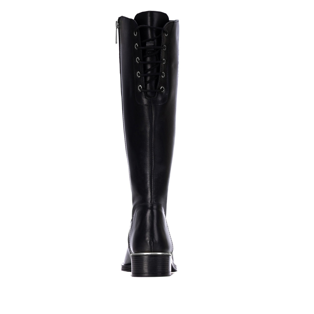 Carmela 16401001 botte haute cuir noir talon