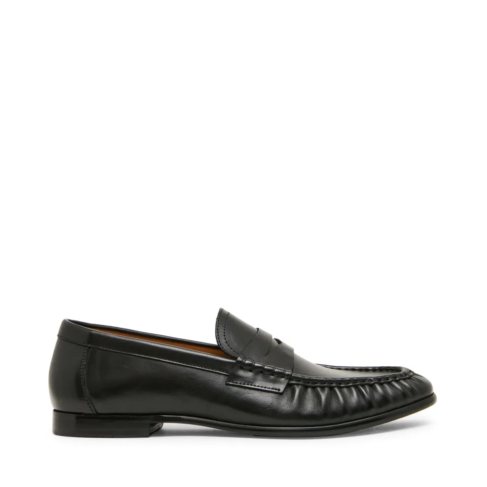 Steve Madden Passage-N mocassins cuir noir homme
