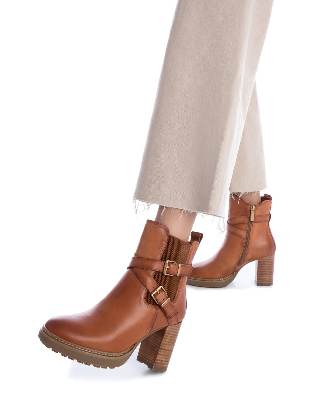 Carmela 16116102 bottines cuir marron talon 8cm