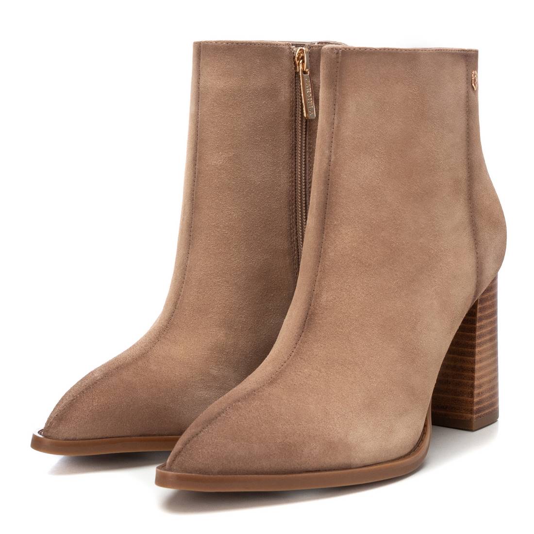 Carmela 16091804 bottine cuir marron talon 9 cm