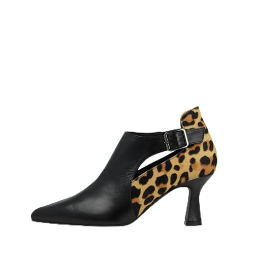 Lodi Genova-INO bottines léopard cuir véritable
