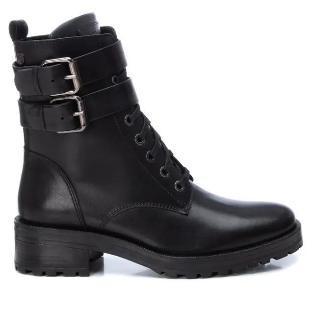 Carmela 16003901 bottines femme noir cuir véritable
