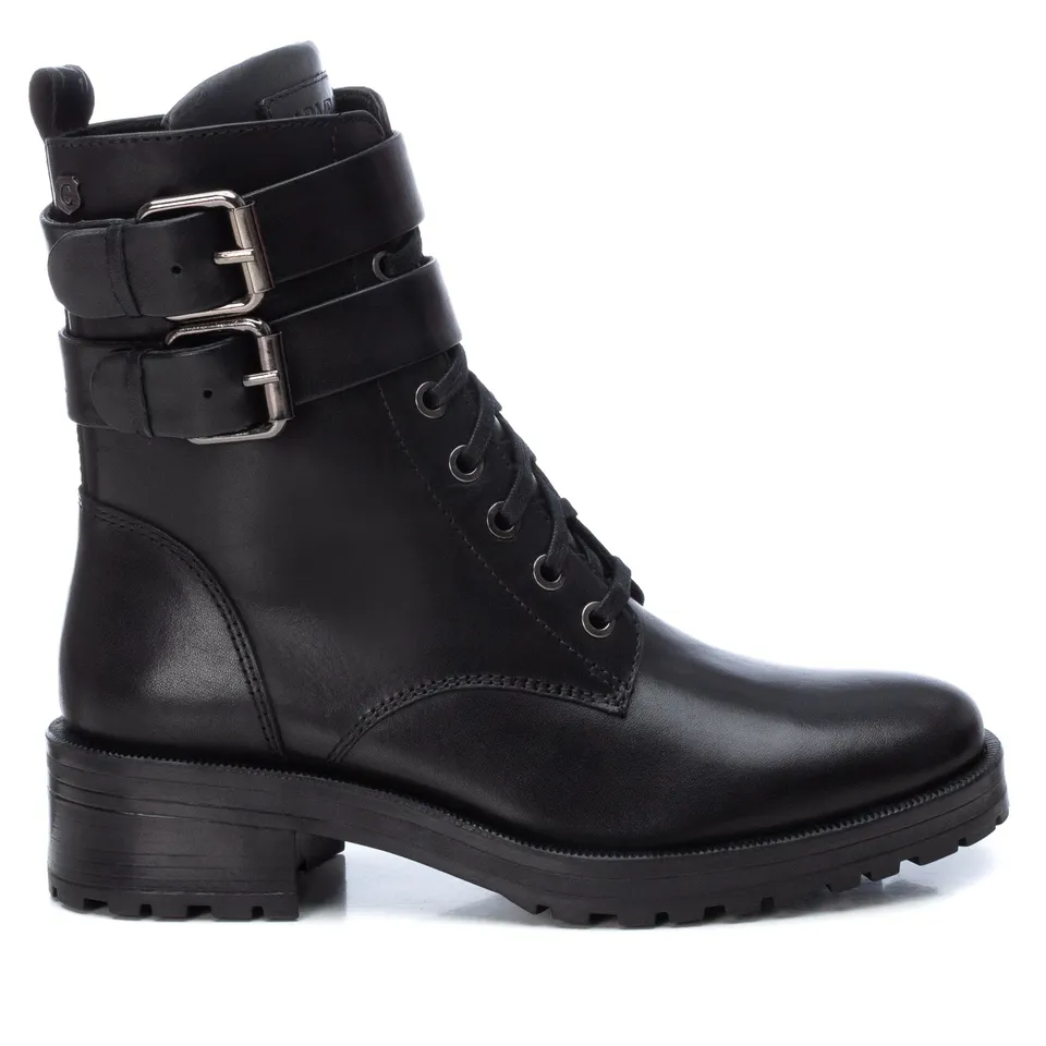 Carmela 16003901 bottines femme noir cuir véritable