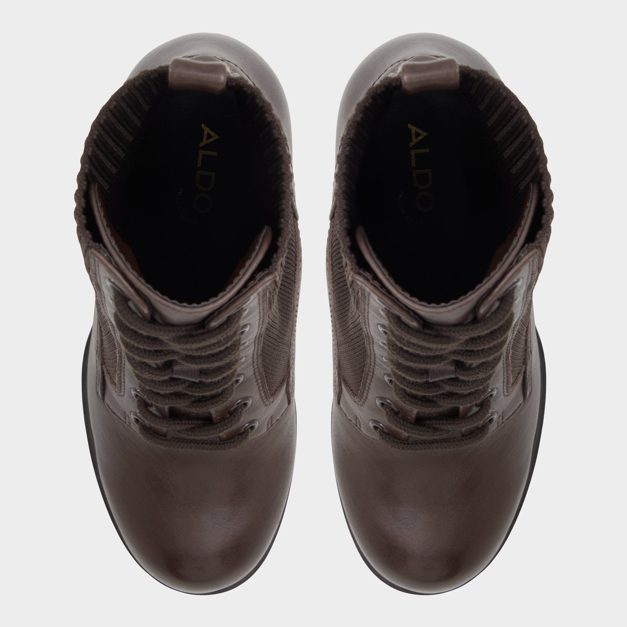 ALDO Rebellious bottines talon marron