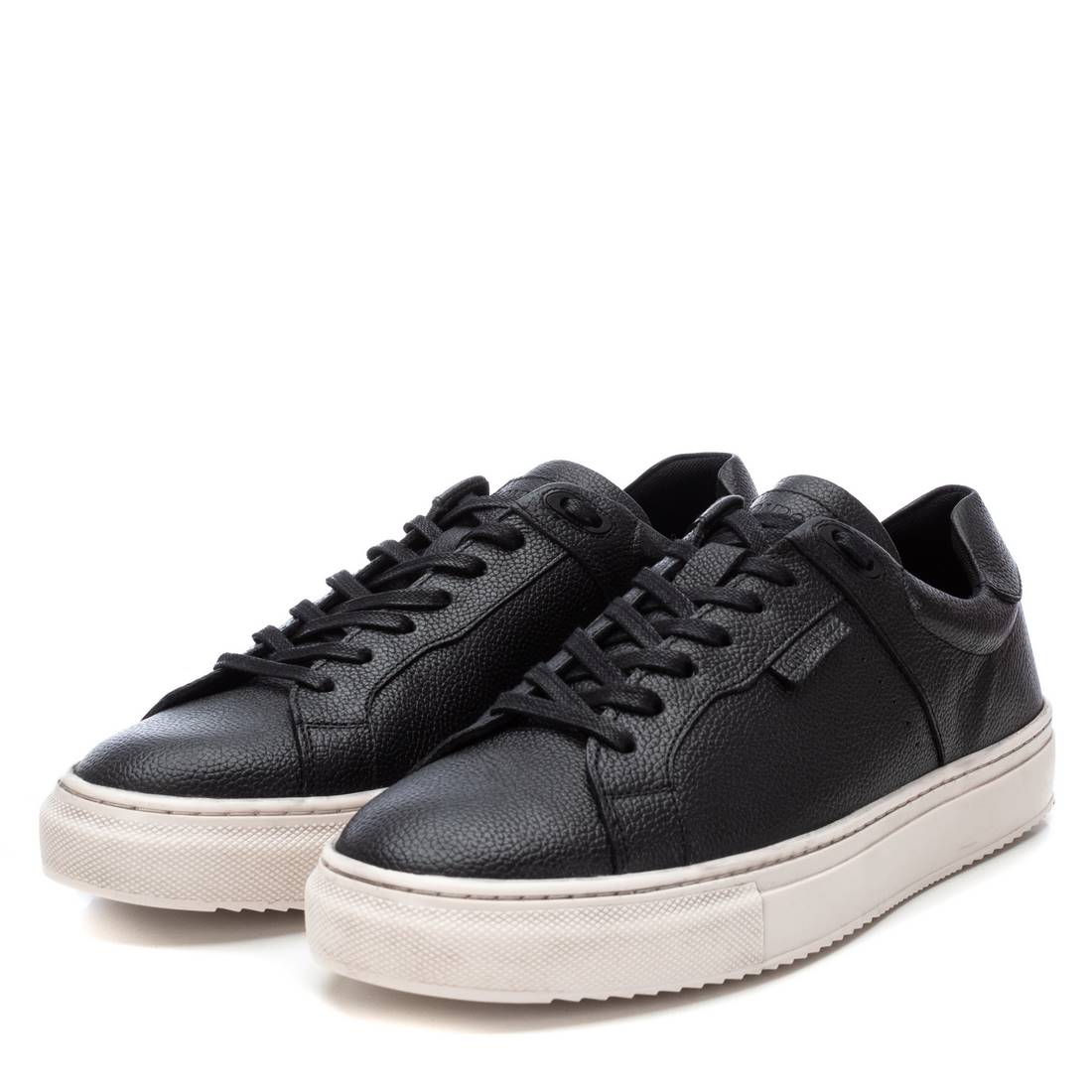 Carmela 16087203 baskets homme noir cuir lacets