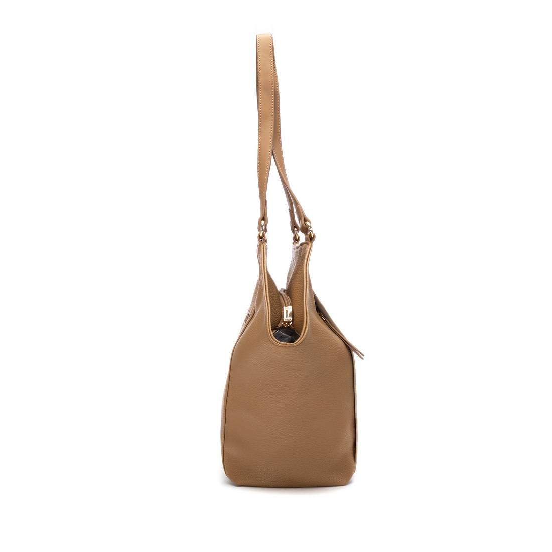 Carmela 18619702 sac épaule camel simili cuir 29x48