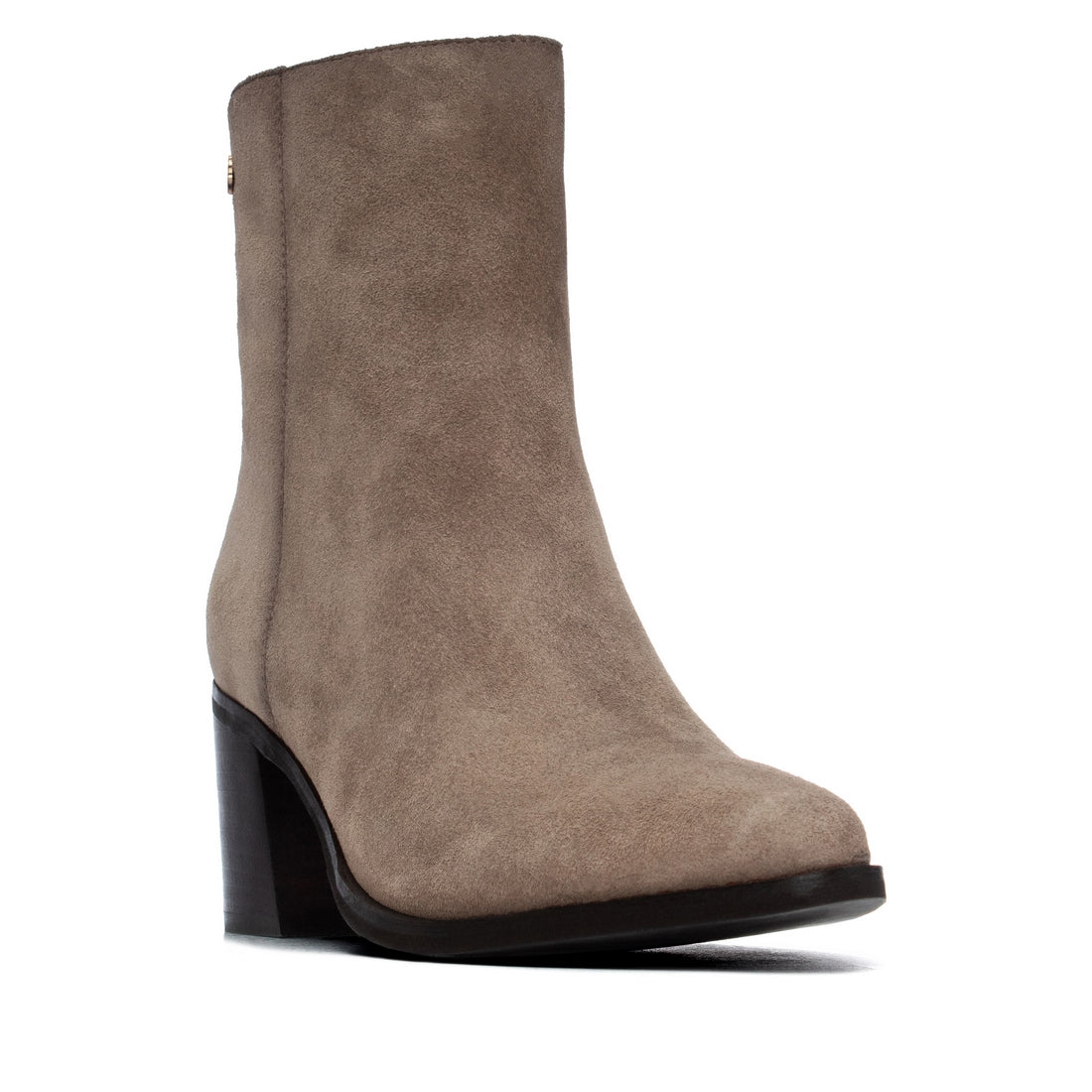 Carmela 16413402 bottines talon femme taupe daim