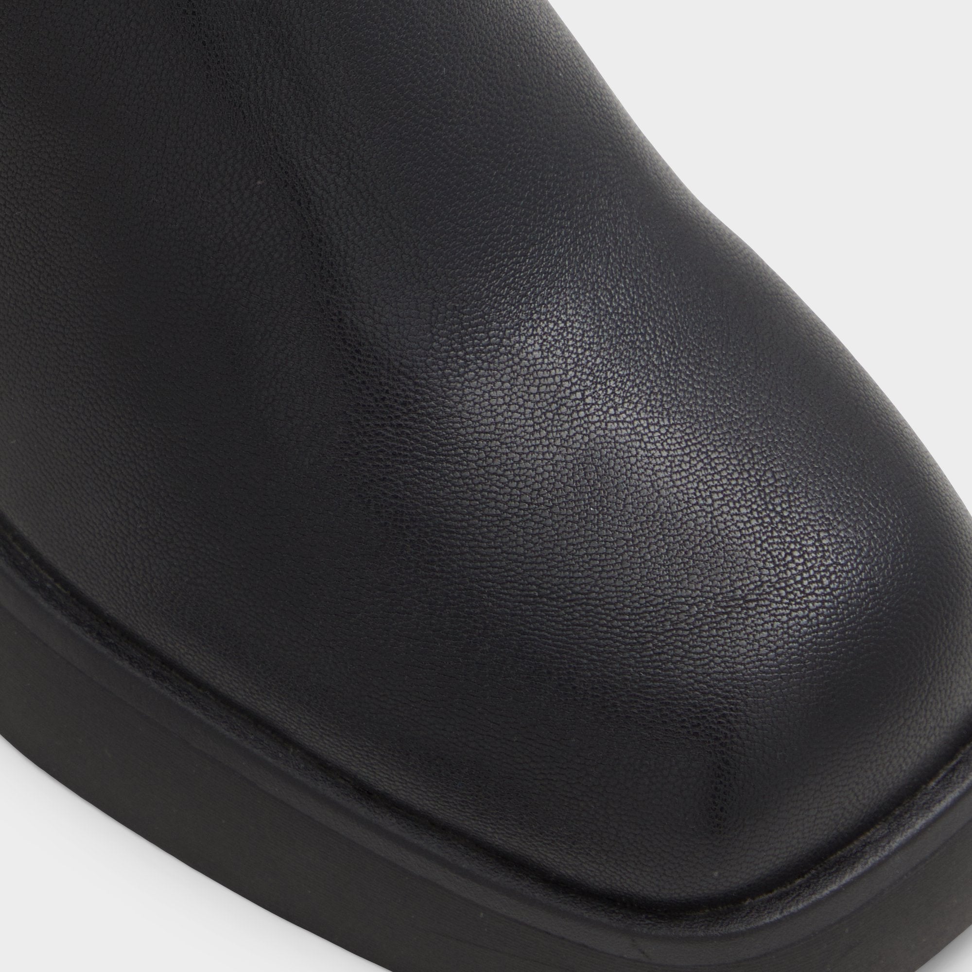 ALDO Auster-WC bottes hautes noires talon plat
