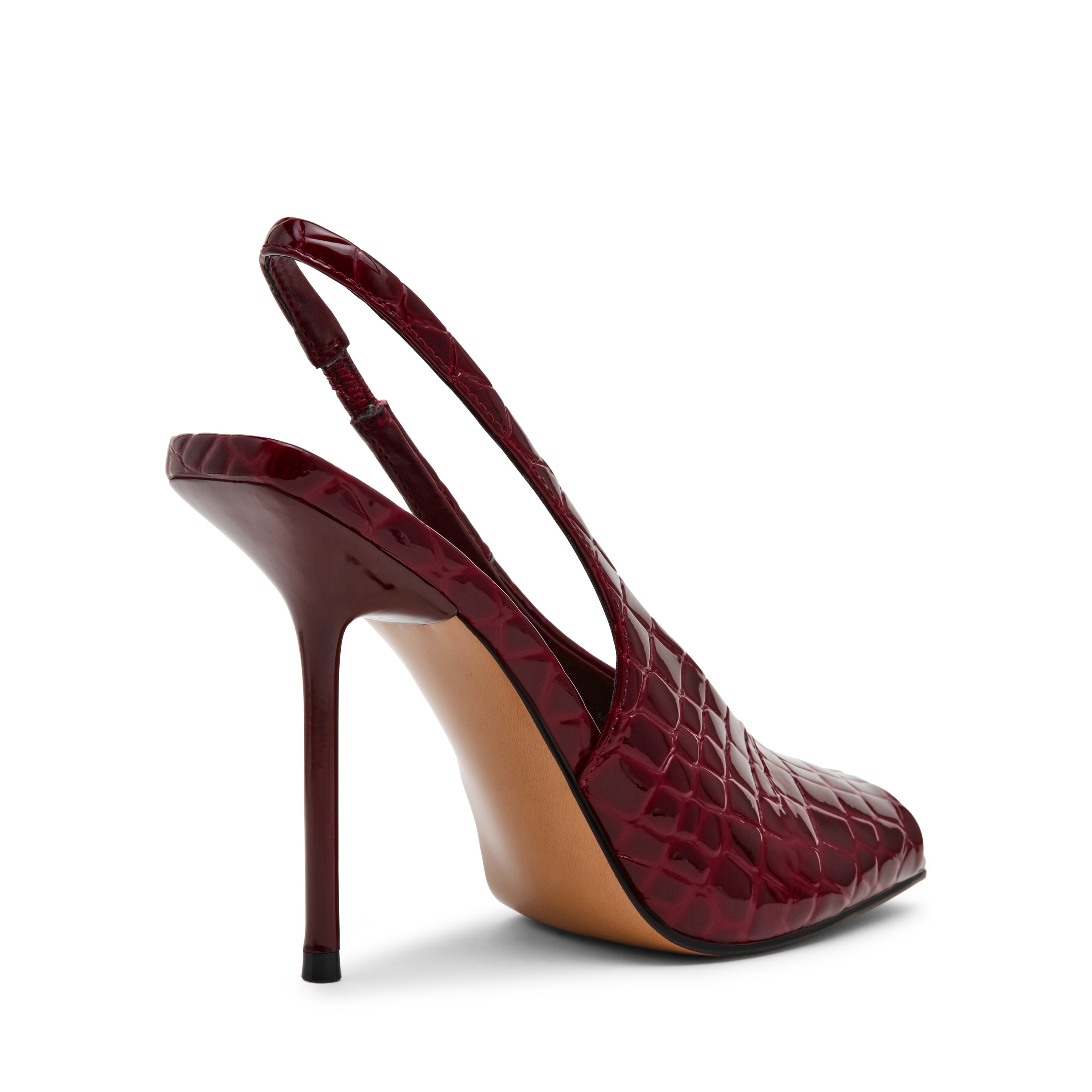 Steve Madden Lucian sandales bordeaux cuir 10,5 cm