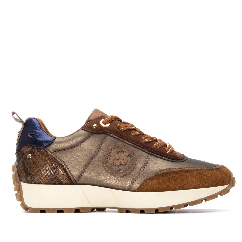 Carmela 16269901 sneaker camel synthétique lacet