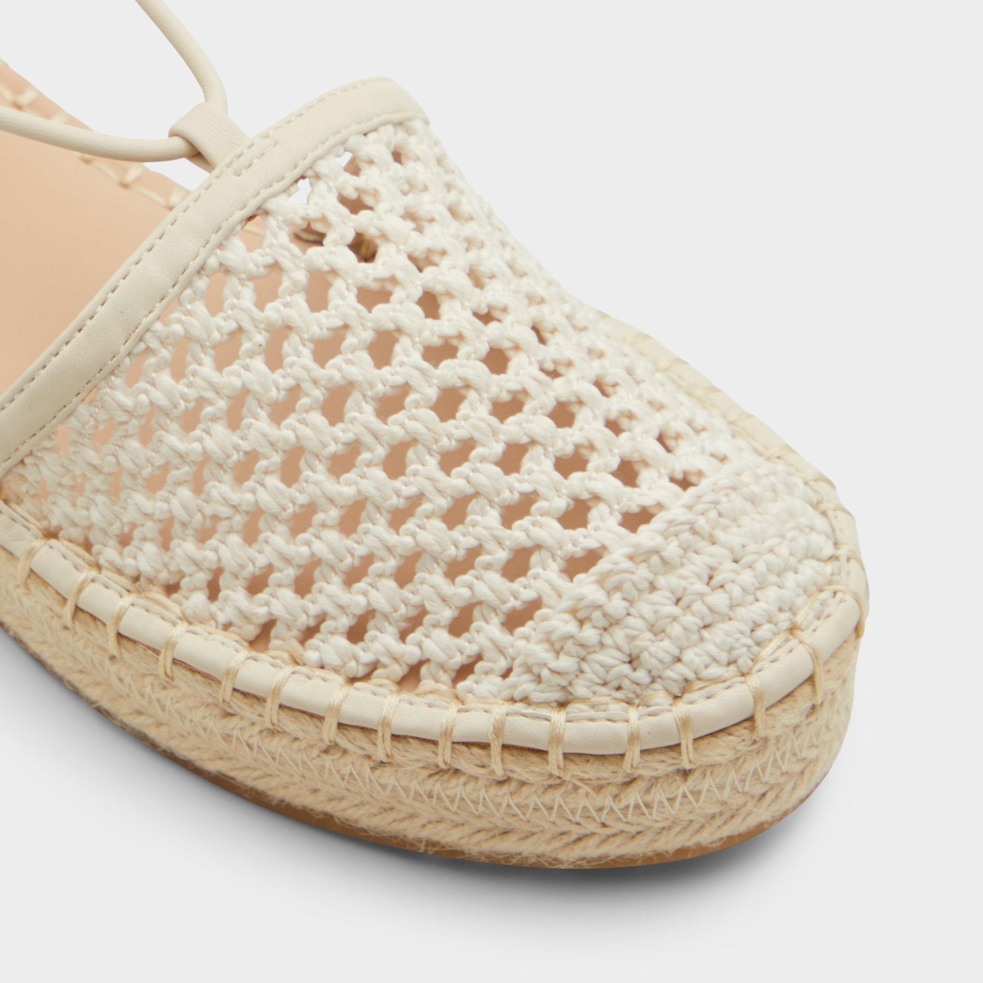 ALDO Picot espadrilles crochet beige été