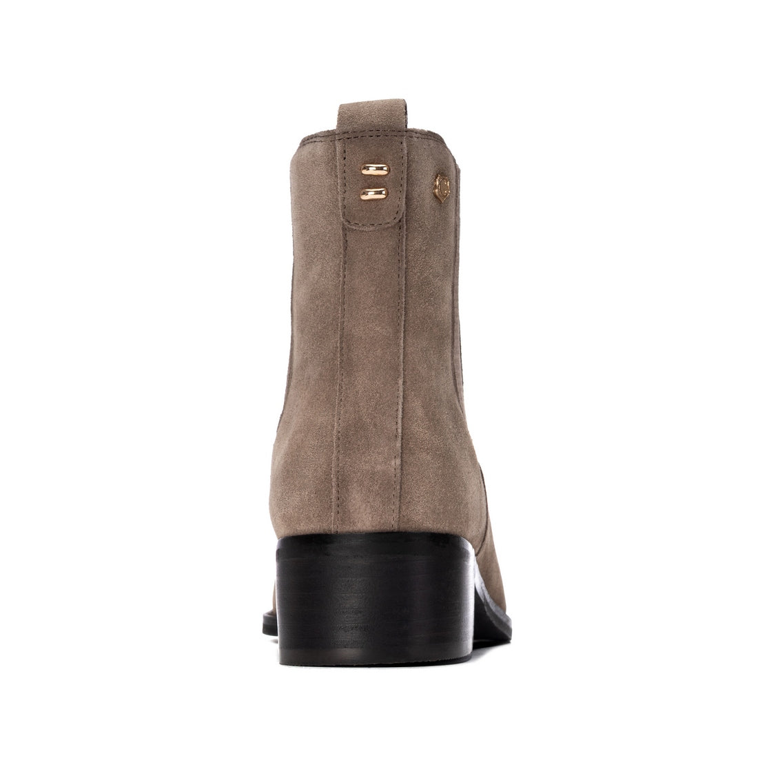 Carmela 16414302 bottine chelsea taupe cuir talon bas