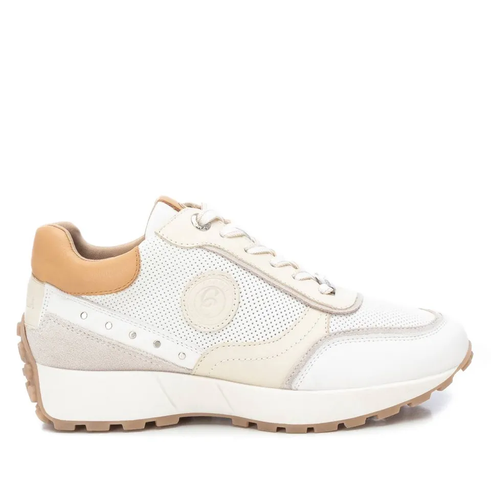 Carmela 16069902 basket cuir blanc clous pointure 35-41