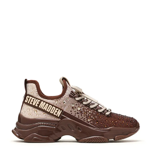 Steve Madden Mistica baskets marron taupe plateforme 6 cm