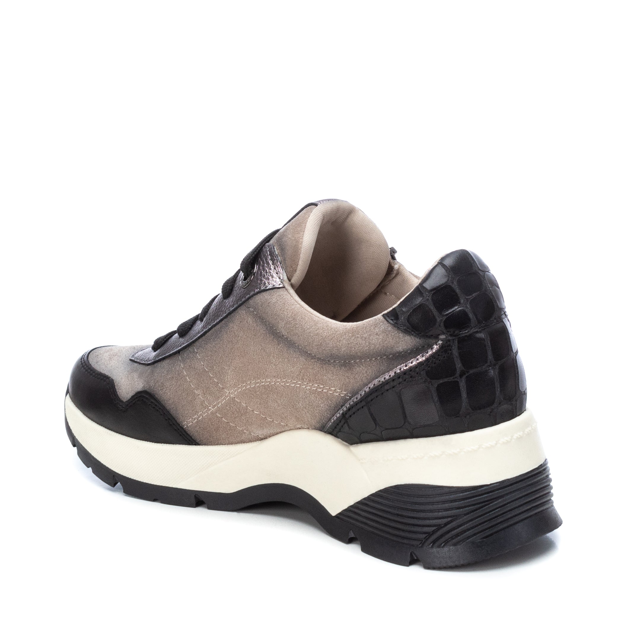 Carmela 16019502 sneaker cuir blanc zip plateforme 35-42