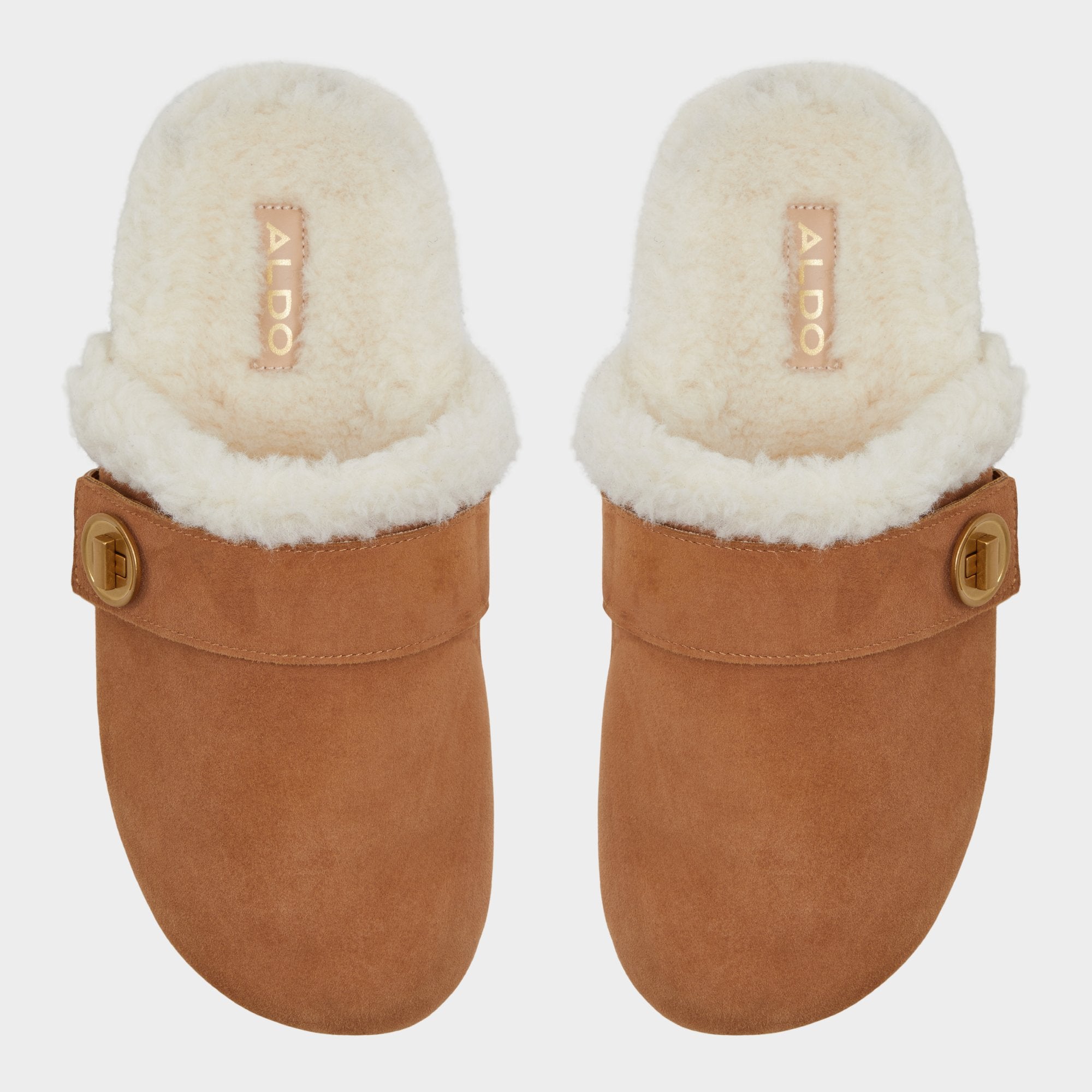 ALDO Fredou mules marron sherpa confort