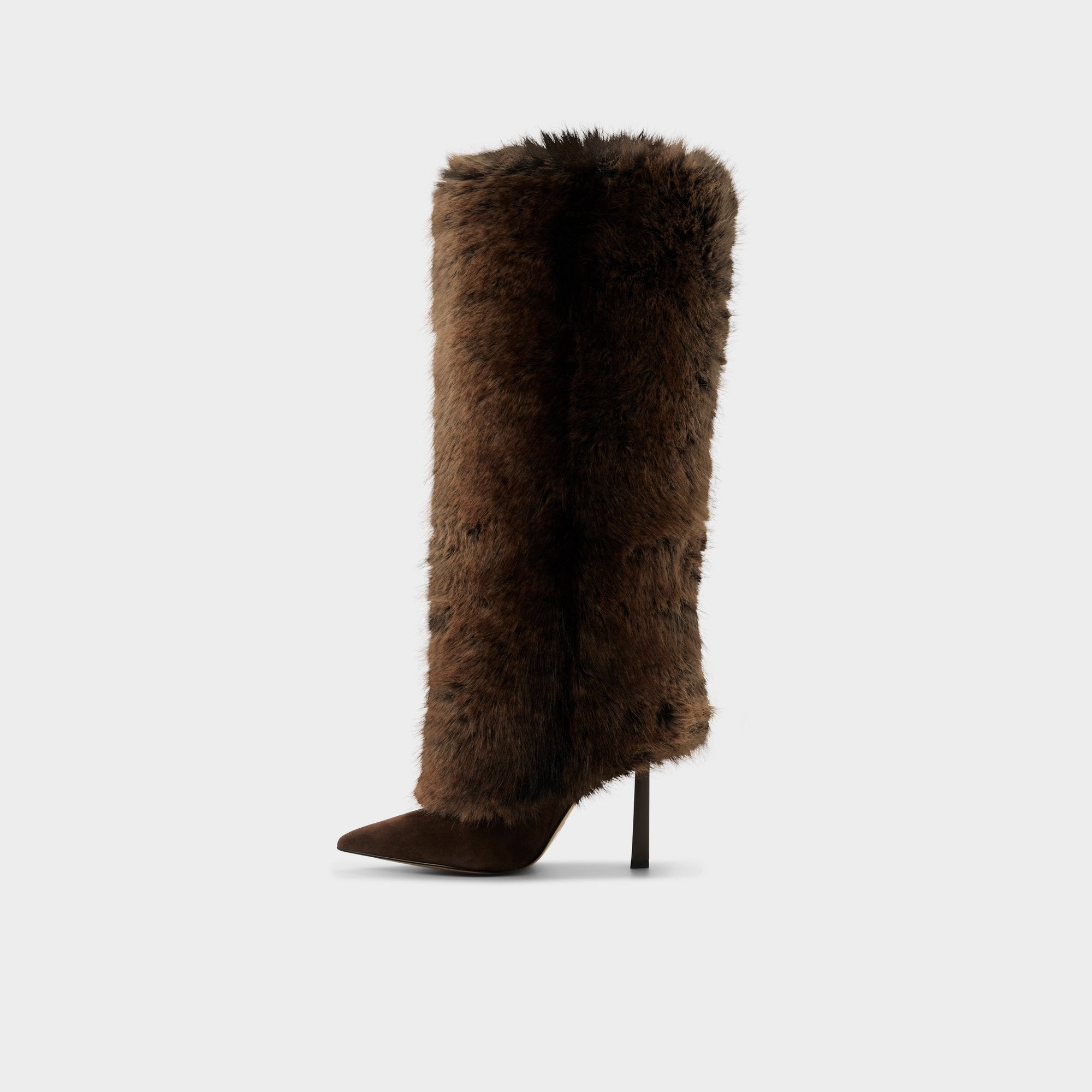 ALDO Lennore bottes genou marron fourrure