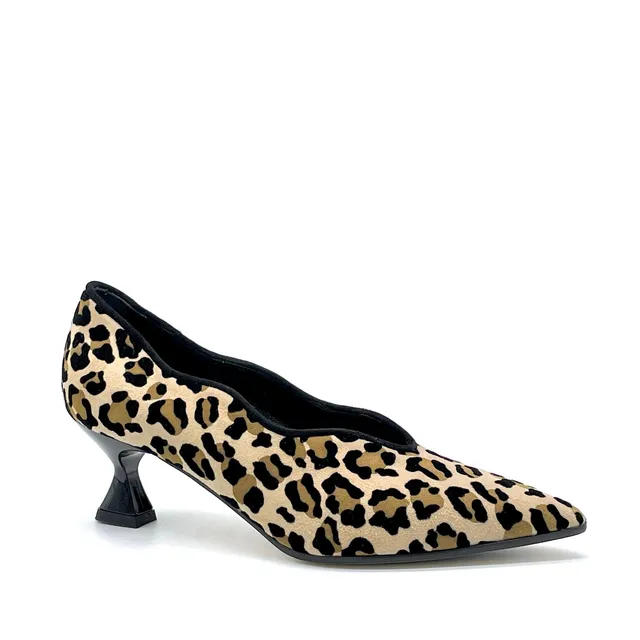 Elata 55509 escarpins daim imprimé talon 5,5 cm