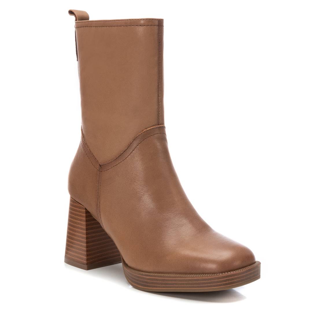 Carmela 16120502 bottine cuir marron plateforme 8 cm