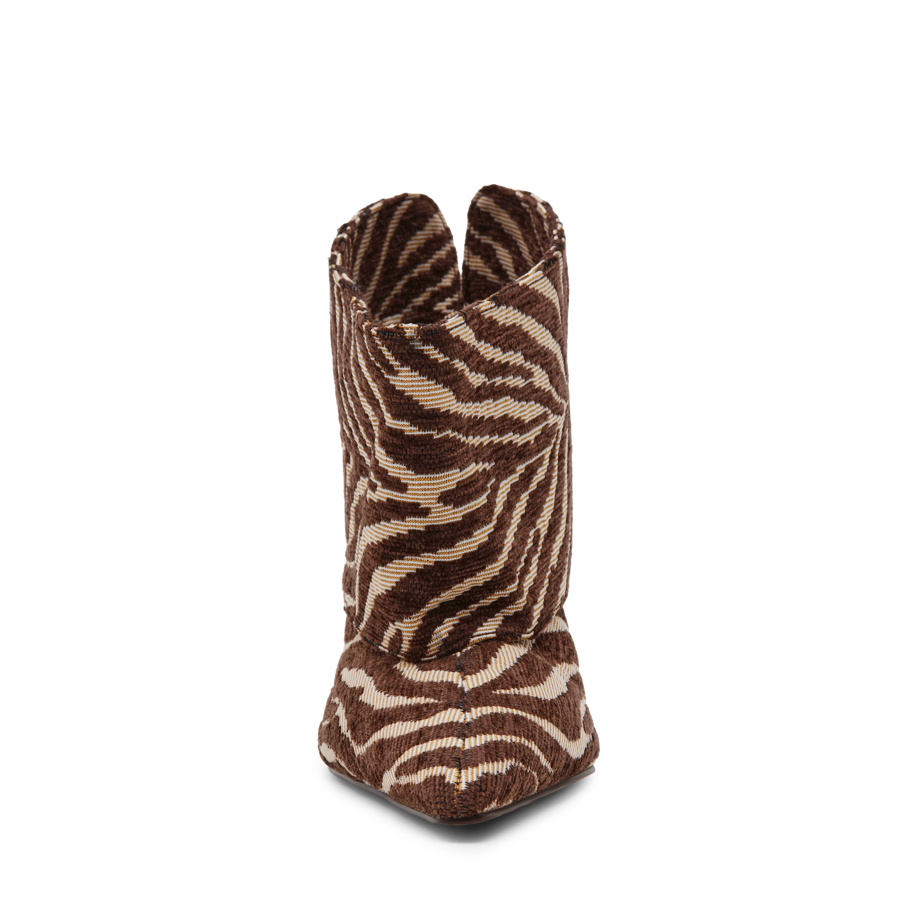 Steve Madden Enella bottes zèbre tissu talon 8 cm
