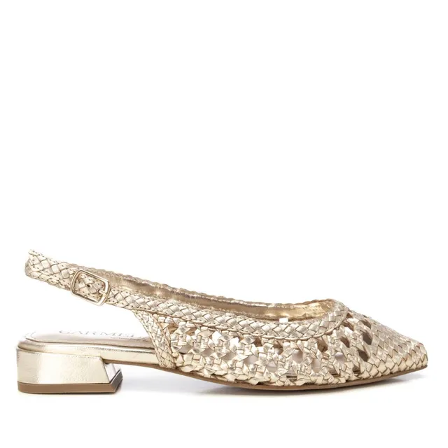 Carmela 16218306 ballerines cuir doré à bride