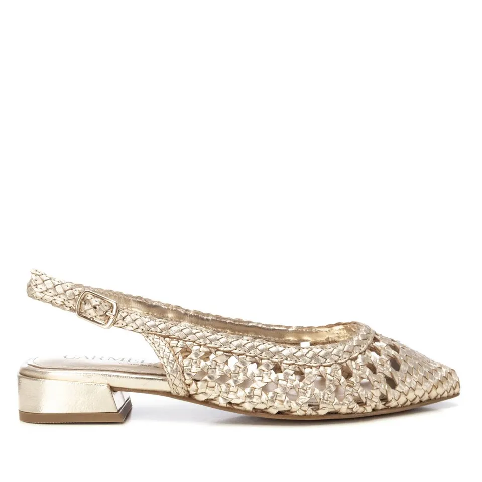 Carmela 16218306 ballerines cuir doré à bride