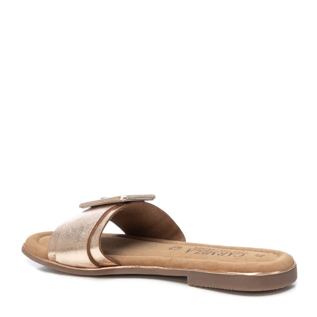 Carmela 16240602 sandale femme or cuir plate