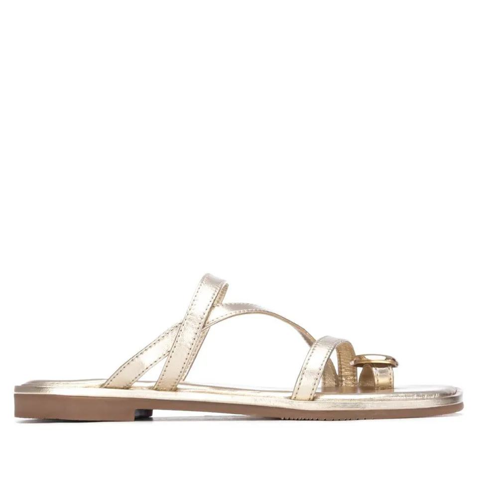 Carmela 16329103 sandales cuir doré plat