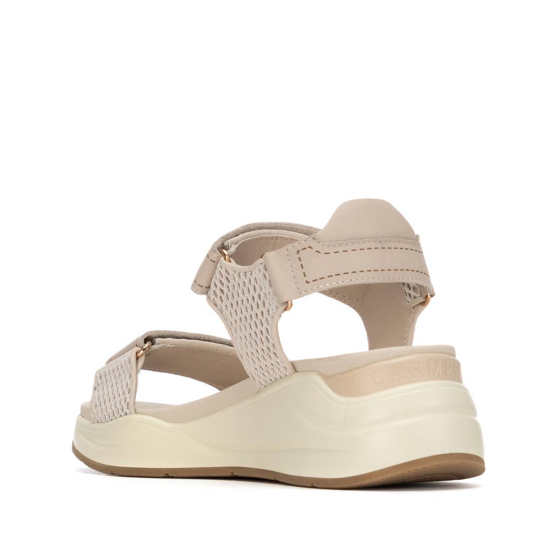 Carmela 16328501 sandales femme cuir beige scratch