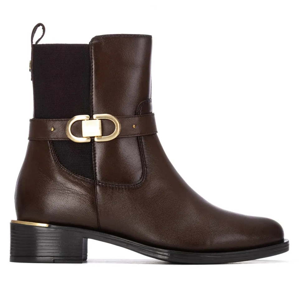 Carmela 164008 16400803 bottine talon marron cuir