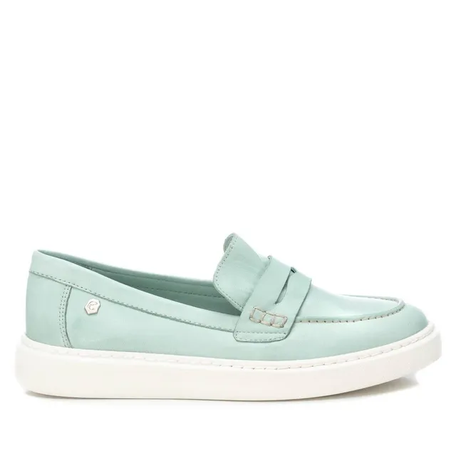 Carmela 16064006 mocassin femme vert cuir sport
