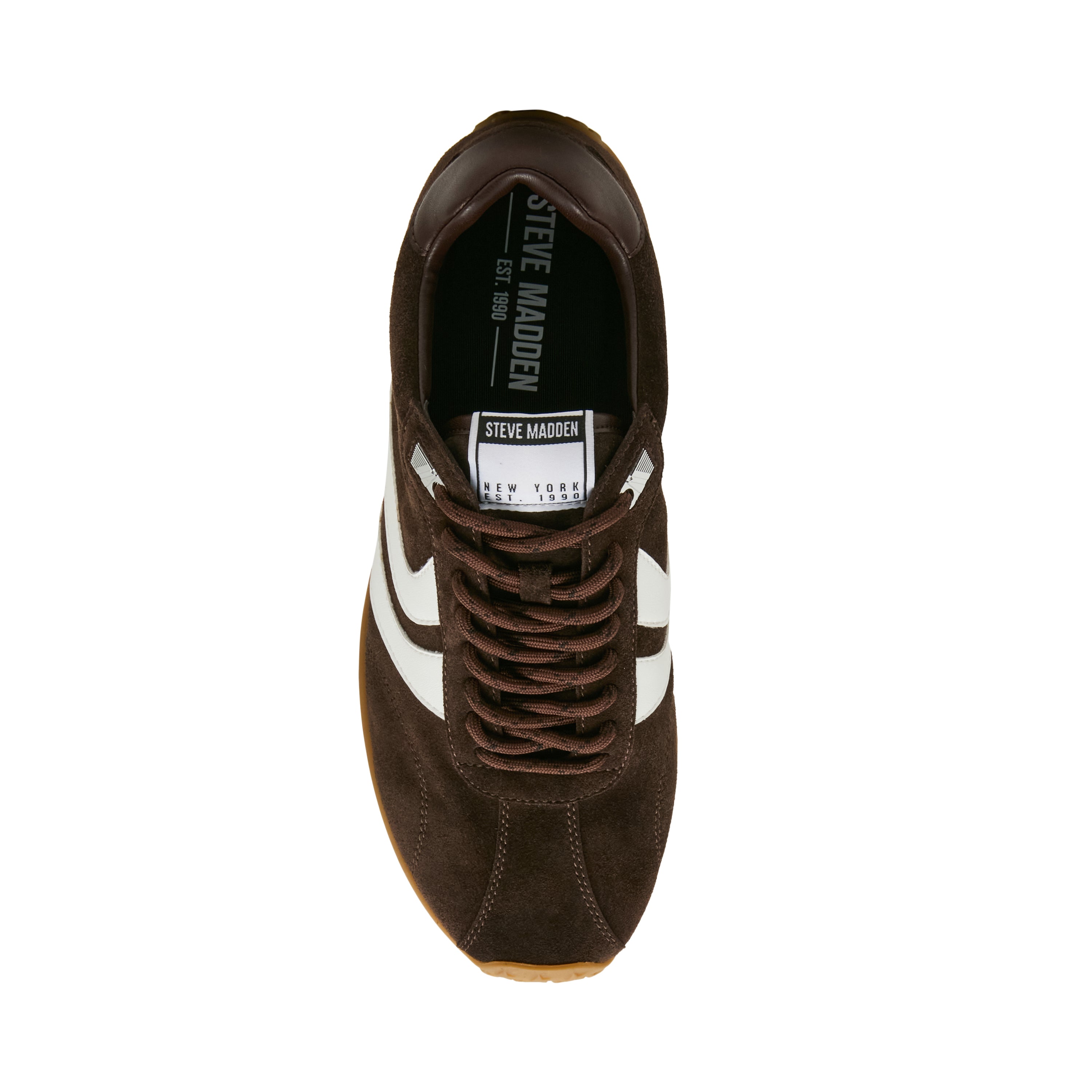 Steve Madden Aurora baskets homme marron daim