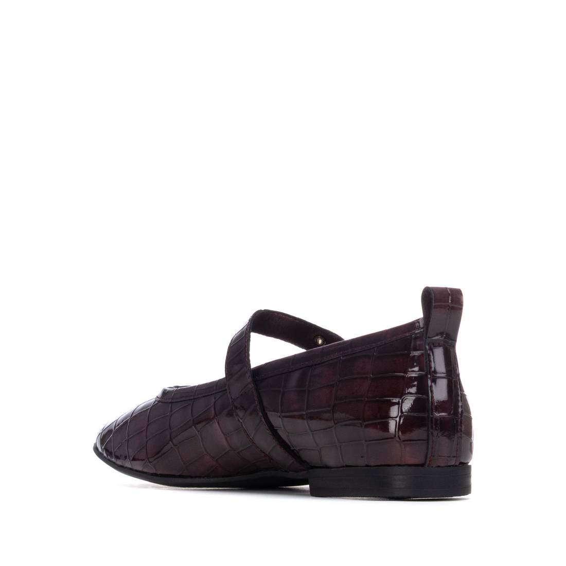 Carmela 16256204 ballerine femme bordeaux vernis boucle