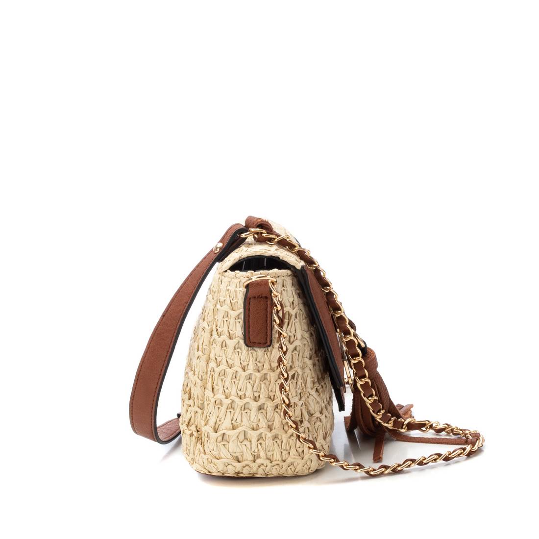 Carmela 18608801 sac bandoulière femme raphia marron