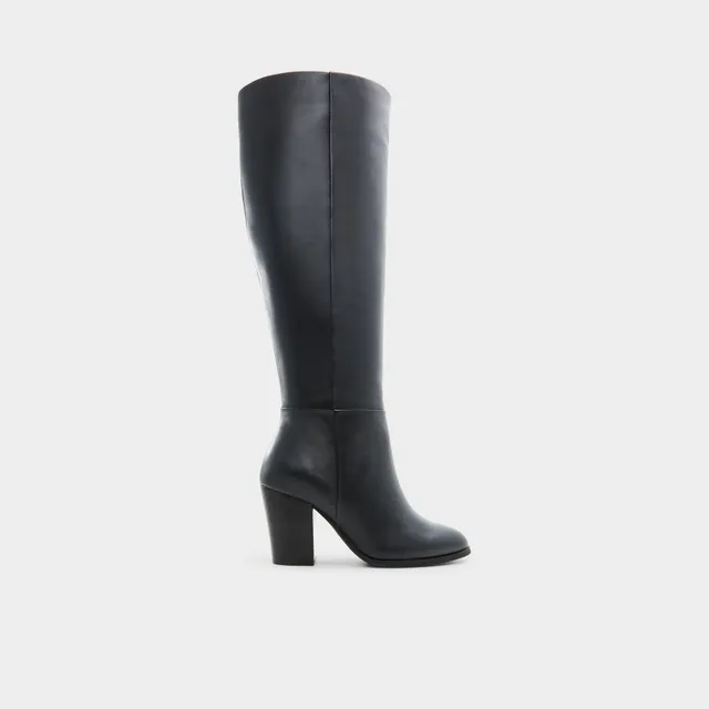 ALDO Belide-wc bottes hautes noires mollet large