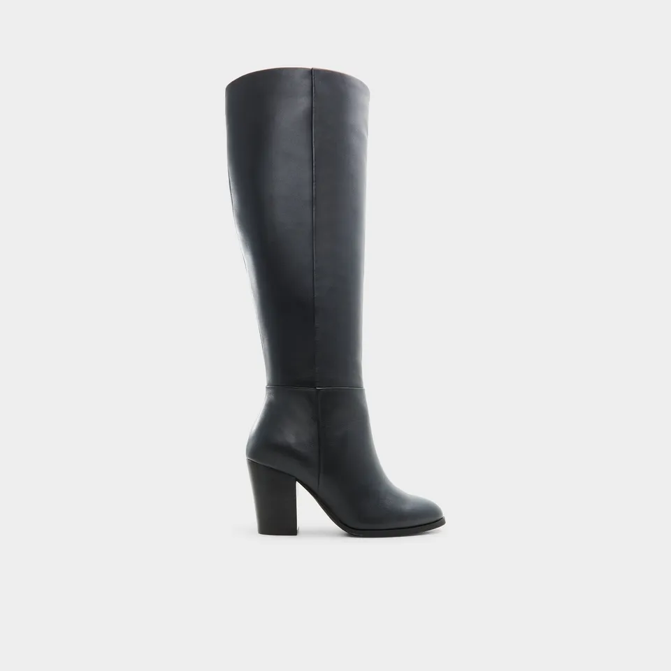 ALDO Belide-wc bottes hautes noires mollet large