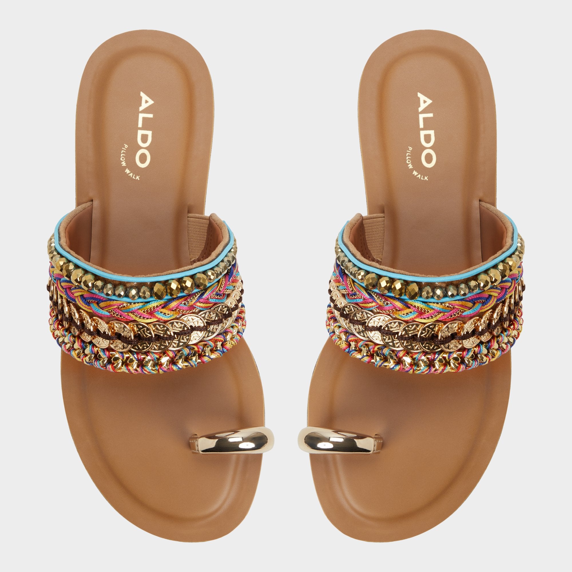 ALDO Beachwalk sandales plates tressées