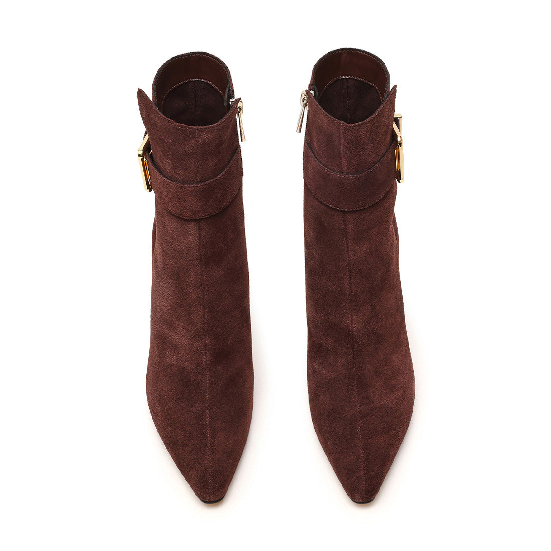 Steve Madden Sultri bottine talon daim marron chocolat