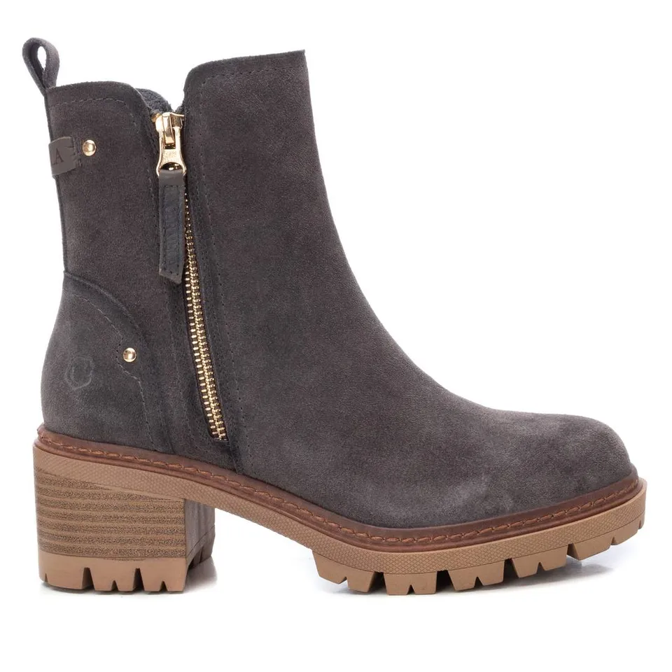 Carmela 16108104 bottines suède gris talon 7 cm