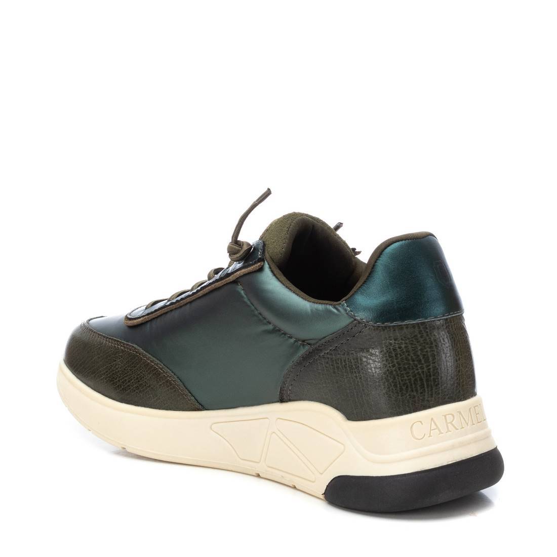 Carmela 16105804 sneakers femme vert cuir lacets