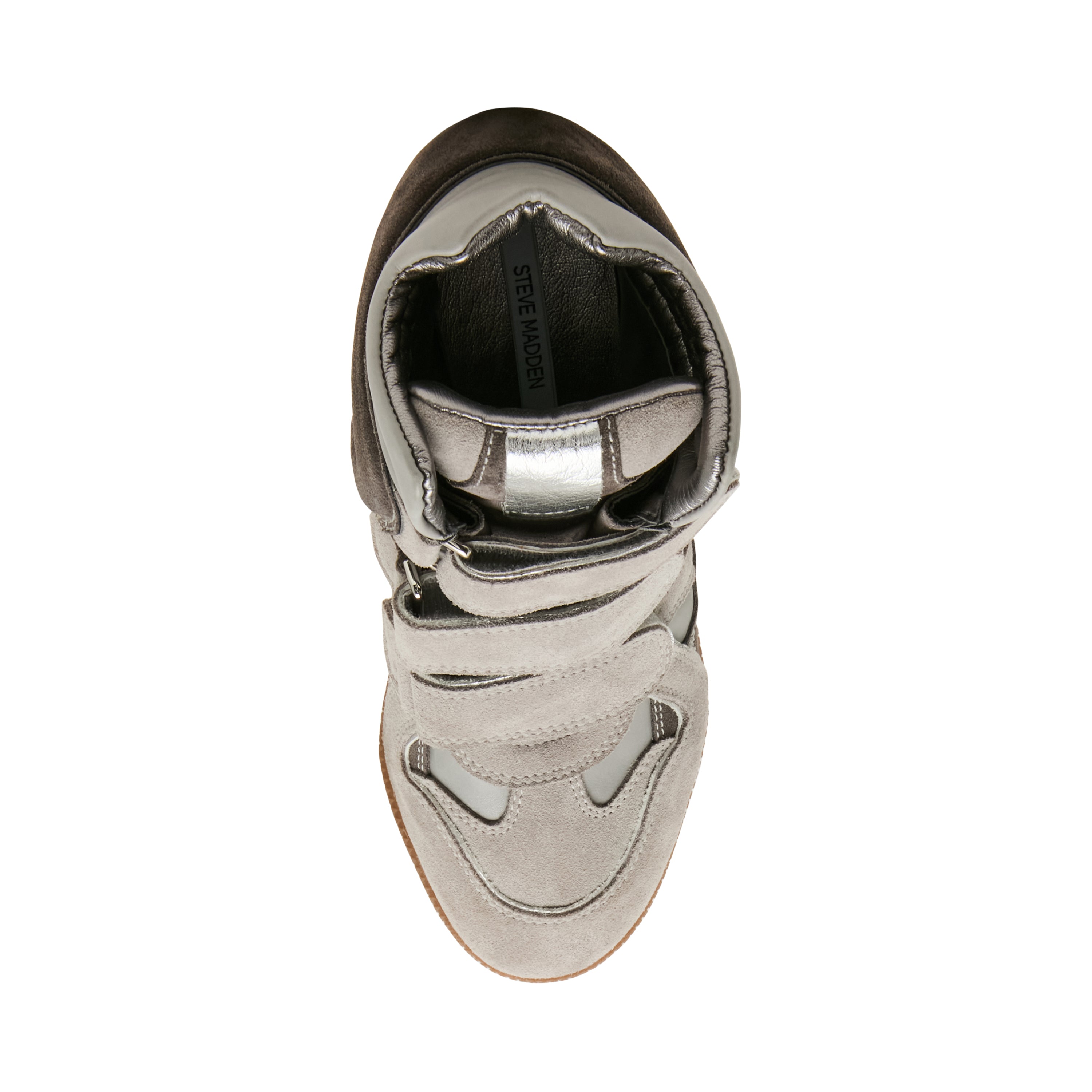 Steve Madden Mavis baskets montantes gris multi daim