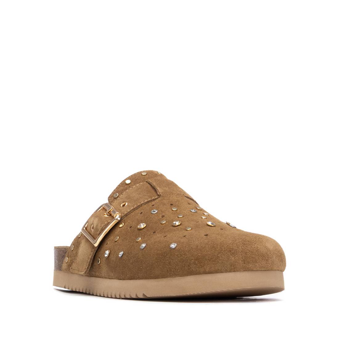 Carmela 16328001 sabot femme camel plat ajouré