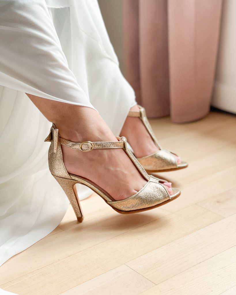 Dessine Moi Un Soulier Charlotte sandale paillette champagne 35-36