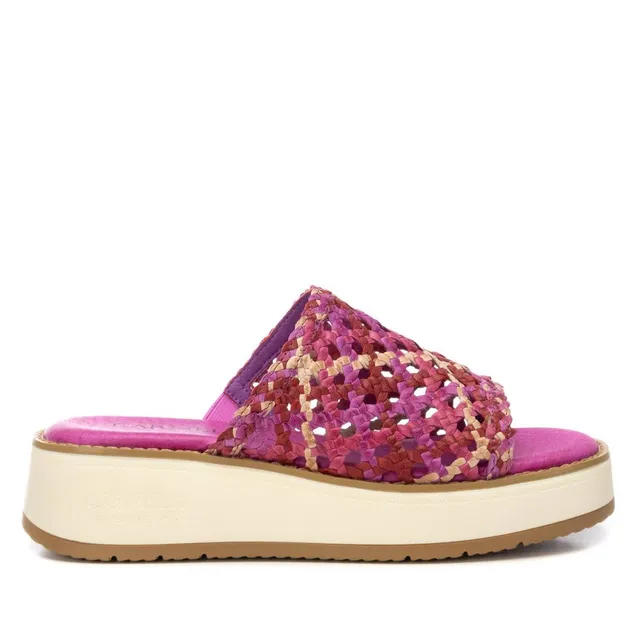 Carmela 162307 16230704 sandale lila cuir tressé
