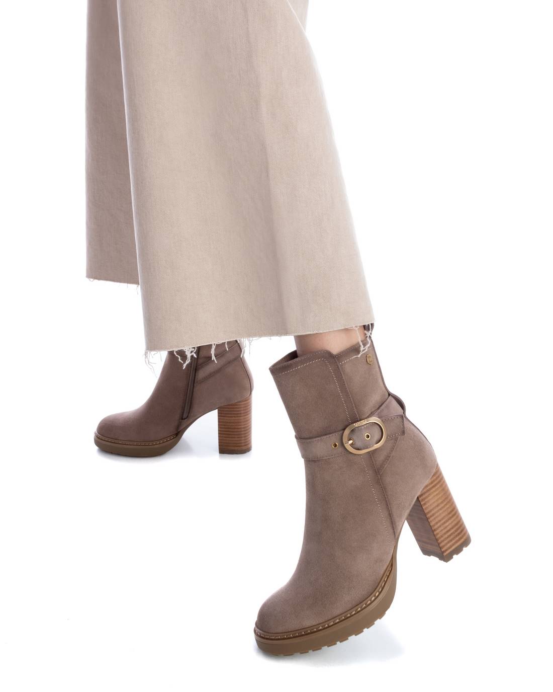 Carmela 16113503 bottines femme suède talon 8 cm