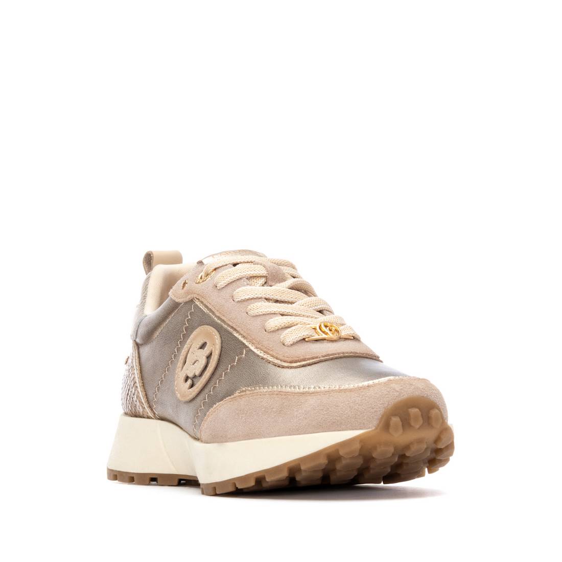 Carmela 16269902 basket femme beige synthétique lacets