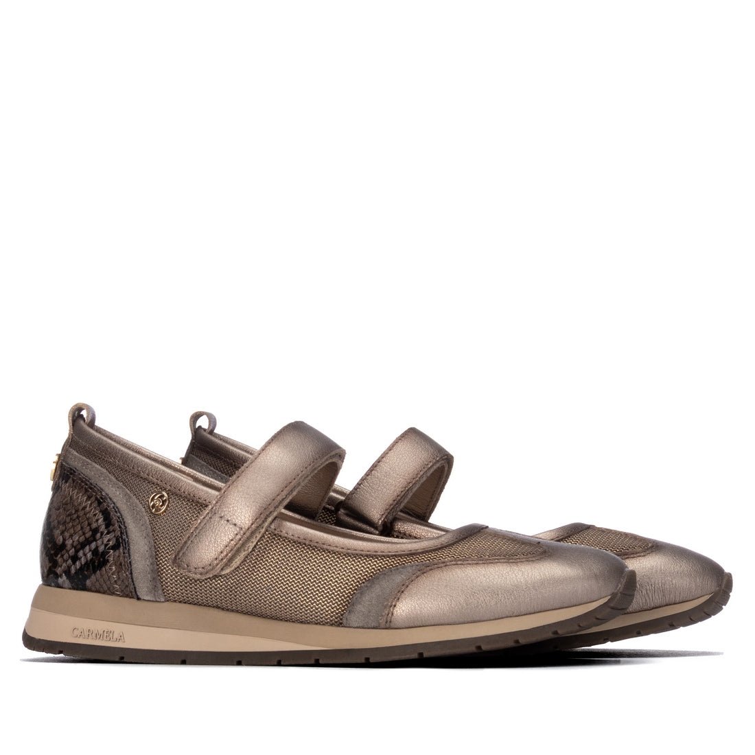 Carmela 16435302 ballerines femme gris scratch