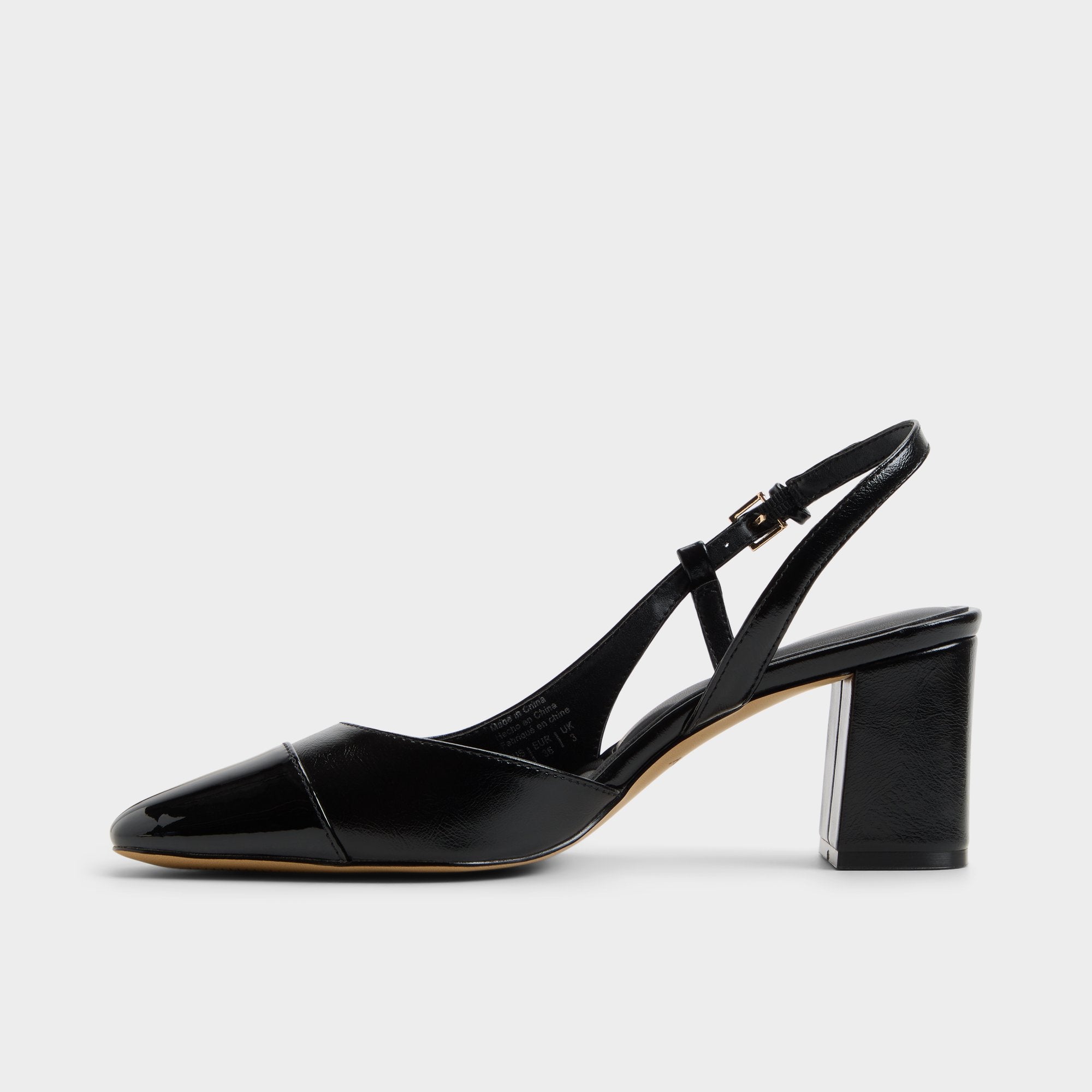 ALDO Emanuelle escarpins noirs talon bloc