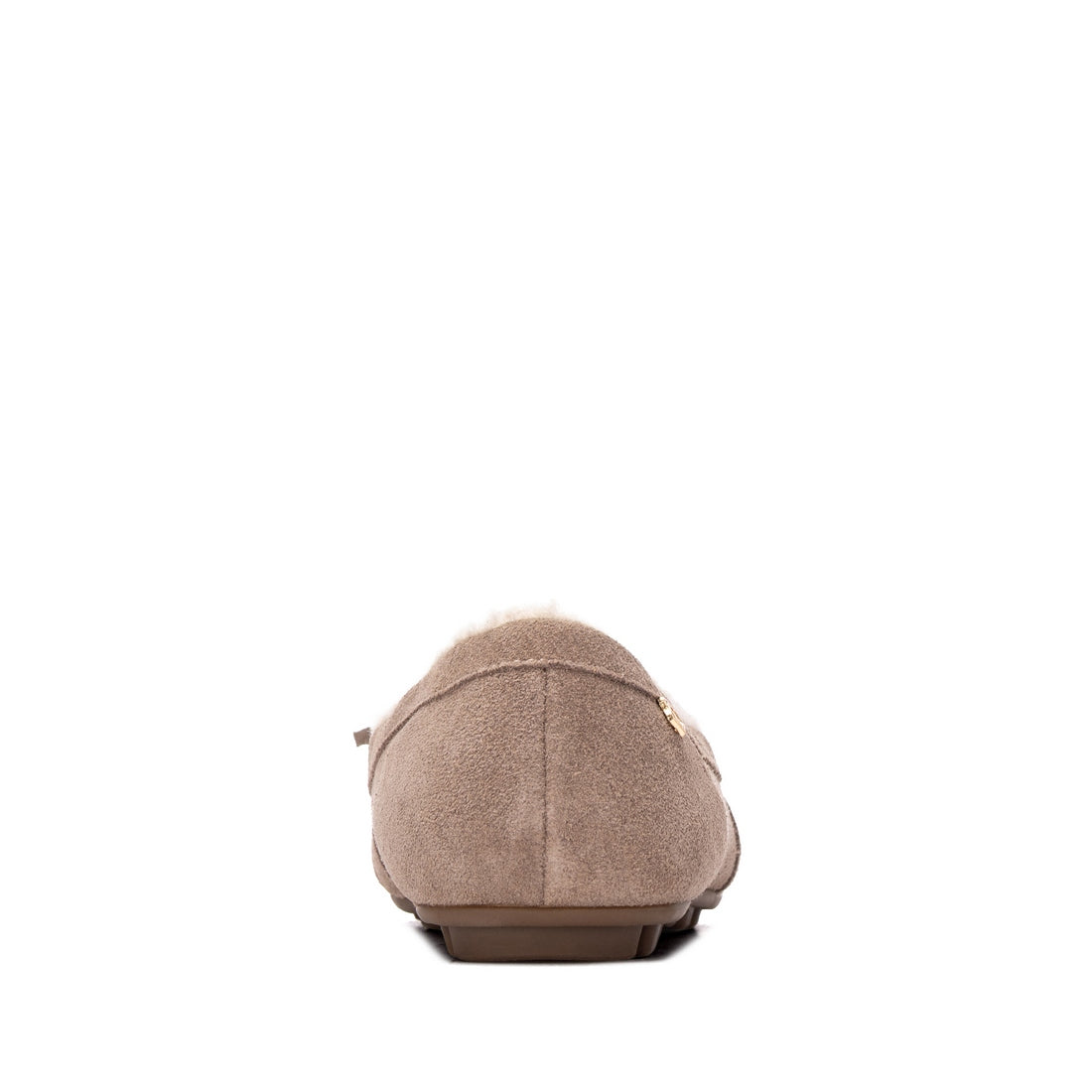 Carmela 16428902 mocassins suède taupe fourrés